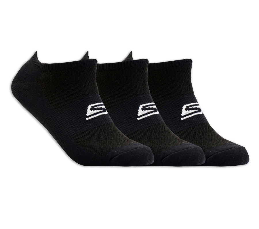 Bekleidung SKECHERS Accessoires | 3 Pack No Show Stretch Socks