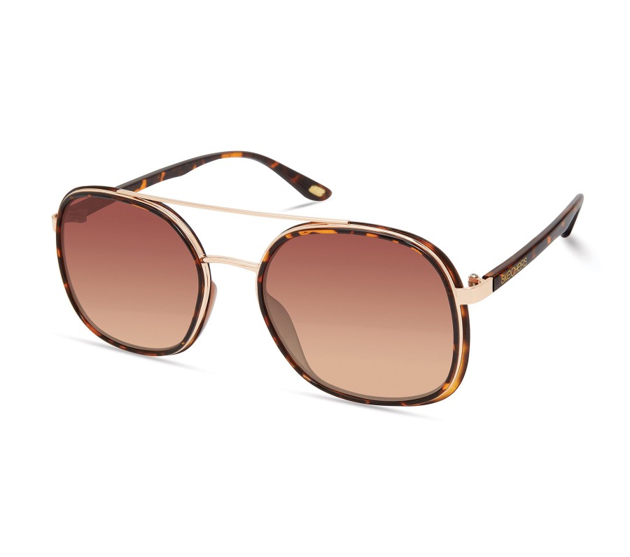 Bekleidung SKECHERS Sonnenbrillen | Modified Round Aviator Fashion Sunglasses