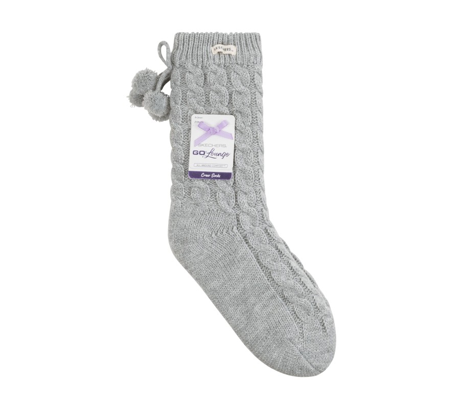 Damen SKECHERS Socken | Fleece Lined Go Lounge Crew Sock - 1 Pack