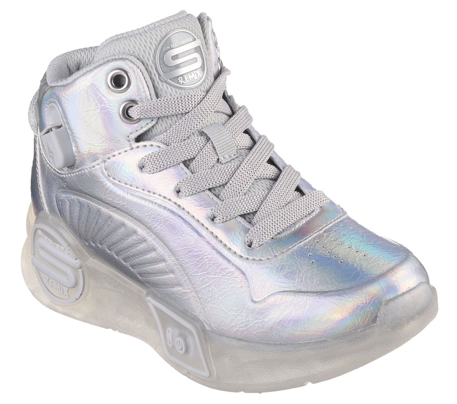 Kinder SKECHERS Schnurer | S-Lights Remix - Pearlescent