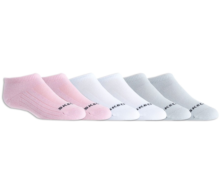 Damen SKECHERS Socken | 6 Pack Non Terry No Show Socks