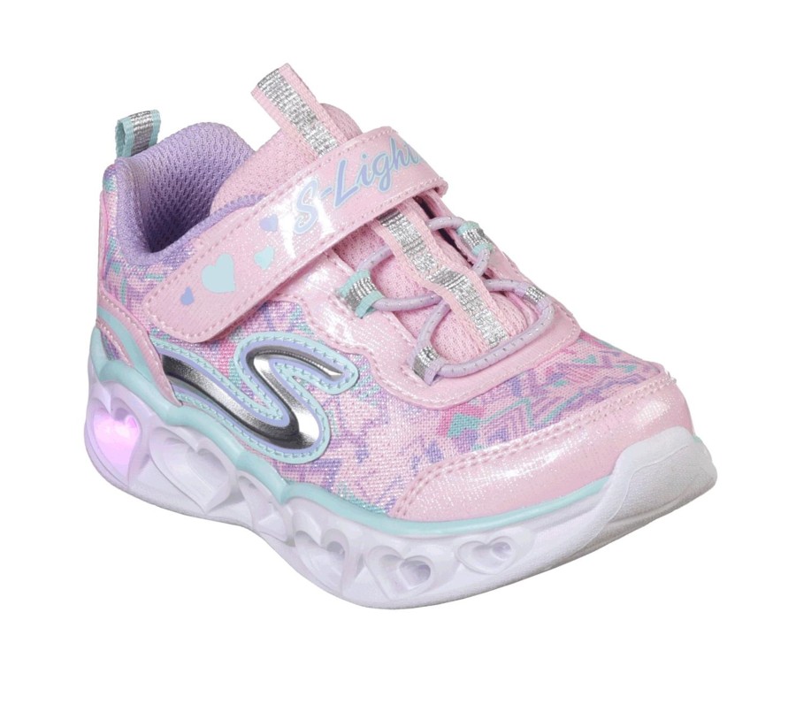 Kinder SKECHERS Sneaker Sportlich | S Lights: Heart Lights