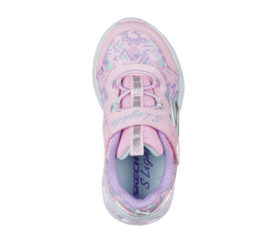 Kinder SKECHERS Sneaker Sportlich | S Lights: Heart Lights