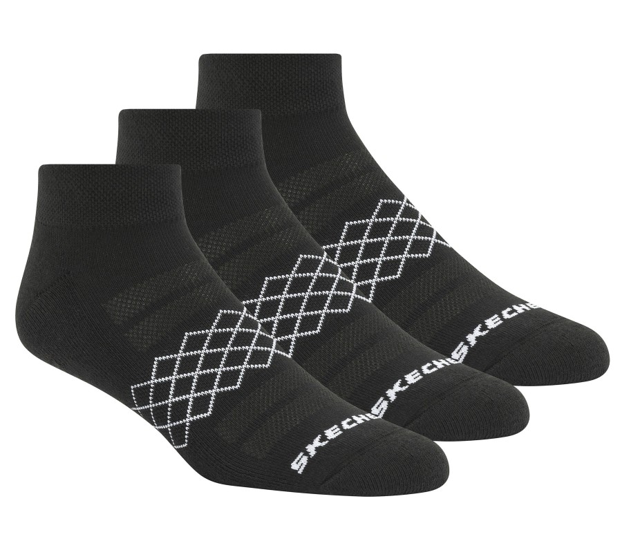 Bekleidung SKECHERS Accessoires | 3 Pack Diamond Quarter Socks