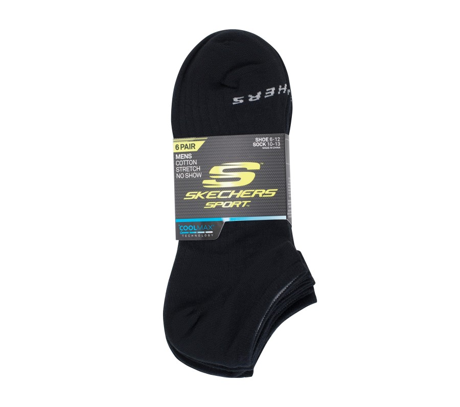 Damen SKECHERS Socken | 6 Pack No Show Coolmax Socks