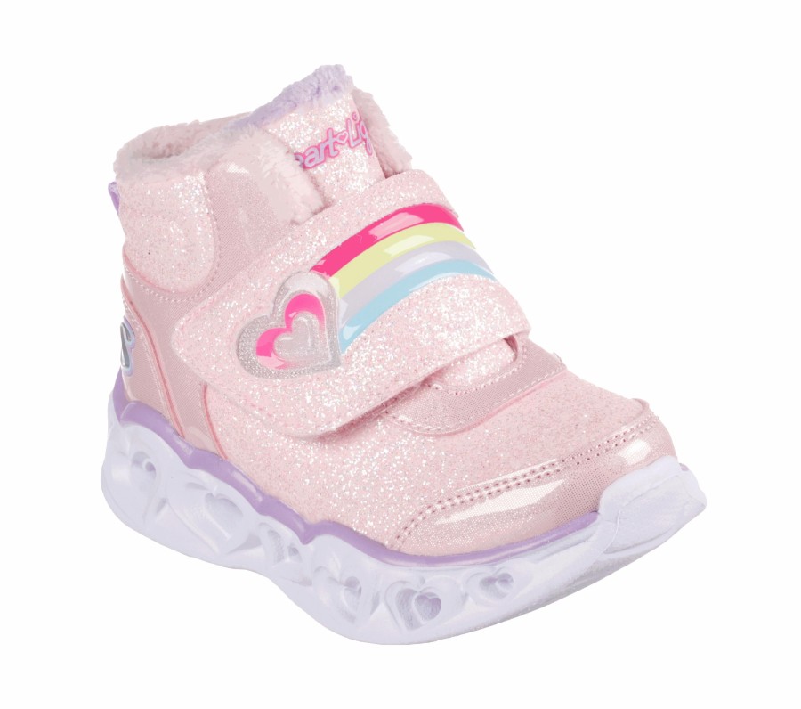 Kinder SKECHERS Light Up | S-Lights: Heart Lights - Brilliant Rainbow