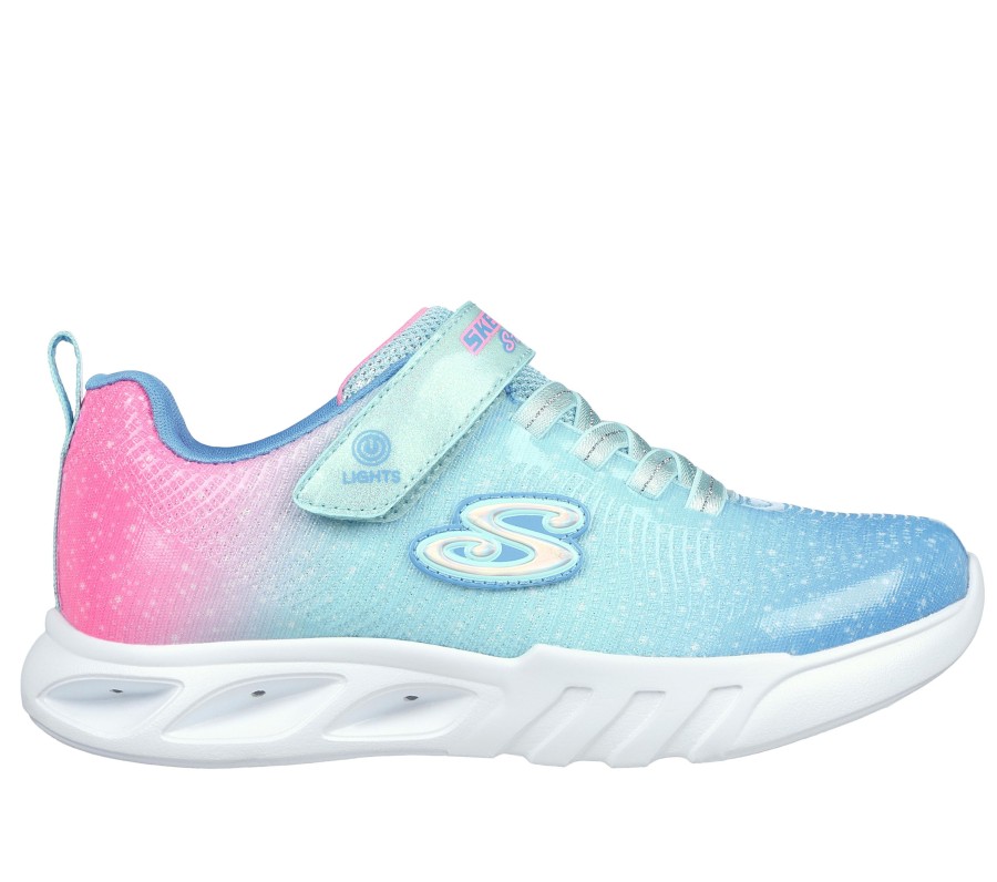 Kinder SKECHERS Schnurer | S Lights: Flicker Flash - Ombre Dreamer