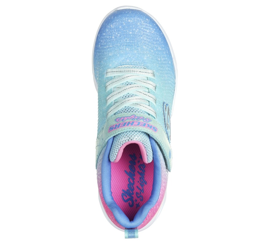 Kinder SKECHERS Schnurer | S Lights: Flicker Flash - Ombre Dreamer