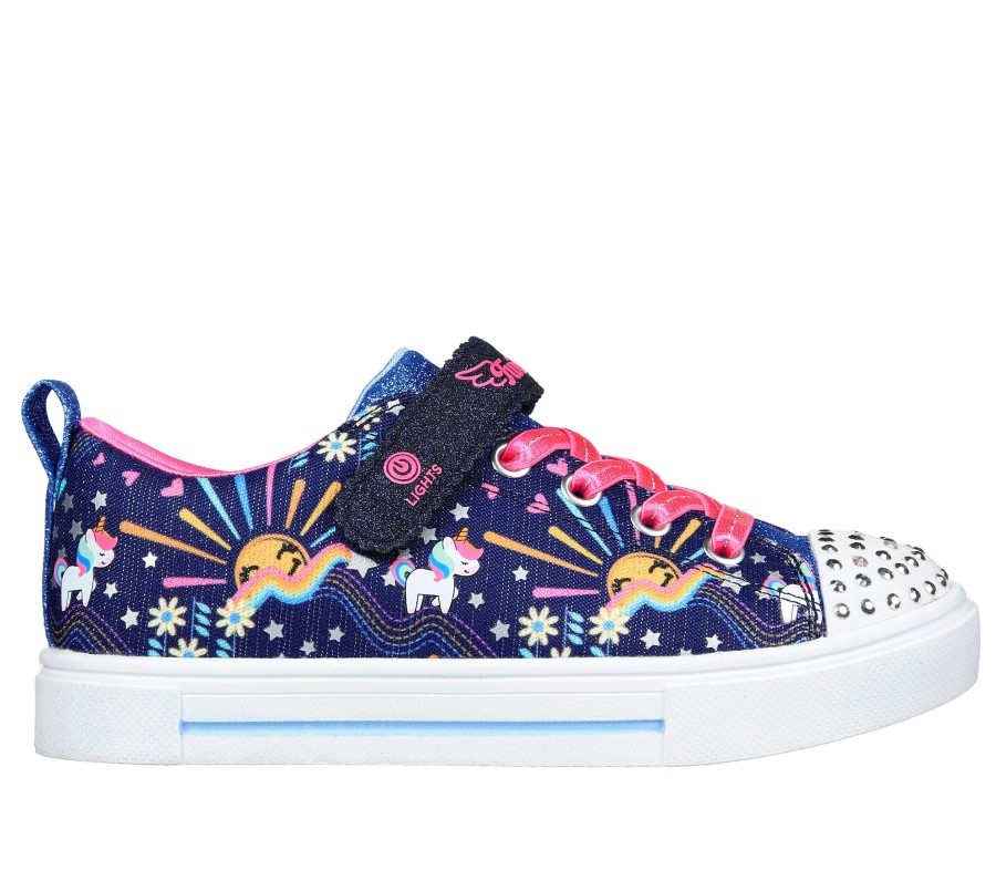 Kinder SKECHERS Schnurer | Twinkle Sparks - Unicorn Sunshine