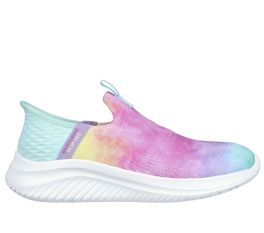 Kinder SKECHERS Slip-Ons | Skechers Slip-Ins: Ultra Flex 3.0 - Pastel Clouds