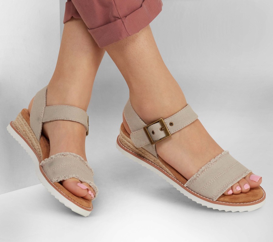 Damen SKECHERS Sandalen | Bobs Desert Kiss - Adobe Princess