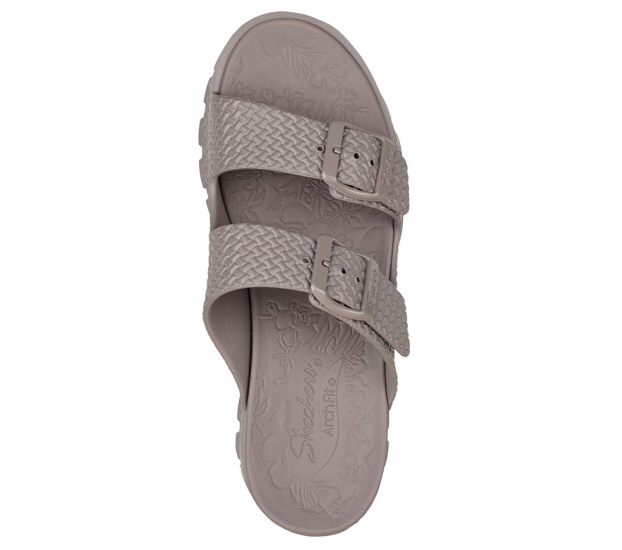 Damen SKECHERS Sandalen | Foamies: Arch Fit Footsteps - Hi'Ness