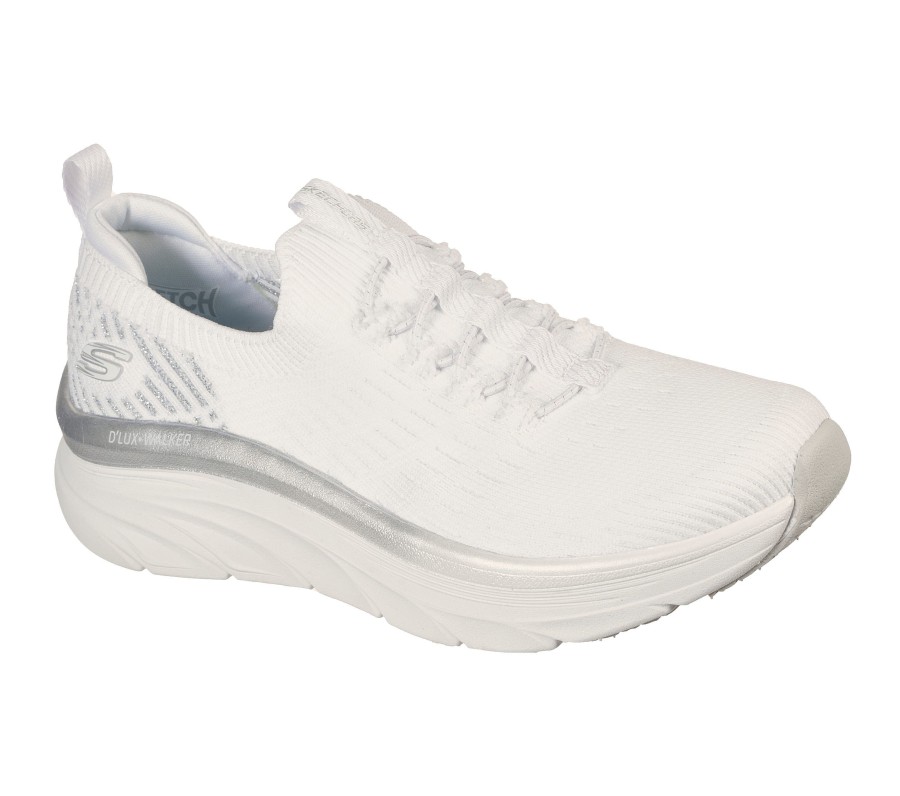 Damen SKECHERS Sneaker (Sportlich) | Relaxed Fit: D'Lux Walker - Let It Glow