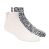 Damen SKECHERS Socken | 2 Pack Furry Quarter Socks