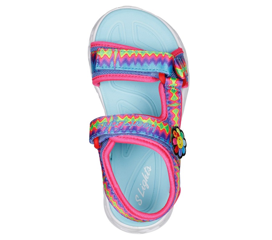 Kinder SKECHERS Light Up | Heart Lights Sandal - Miss Vibrant