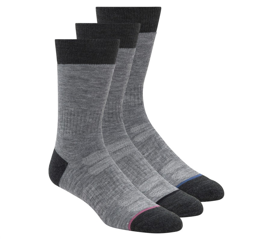 Bekleidung SKECHERS Accessoires | Wool Blend Work Crew Socks - 3 Pack