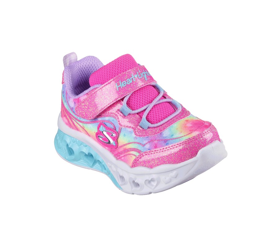 Kinder SKECHERS Sneaker Casual | Flutter Heart Lights - Groovy Swirl