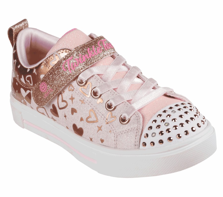 Kinder SKECHERS Schnurer | Twinkle Toes: Twinkle Sparks - Heather Charm