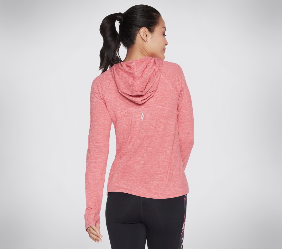 Damen SKECHERS Oberteile | Godri Swift Hooded Long Sleeve