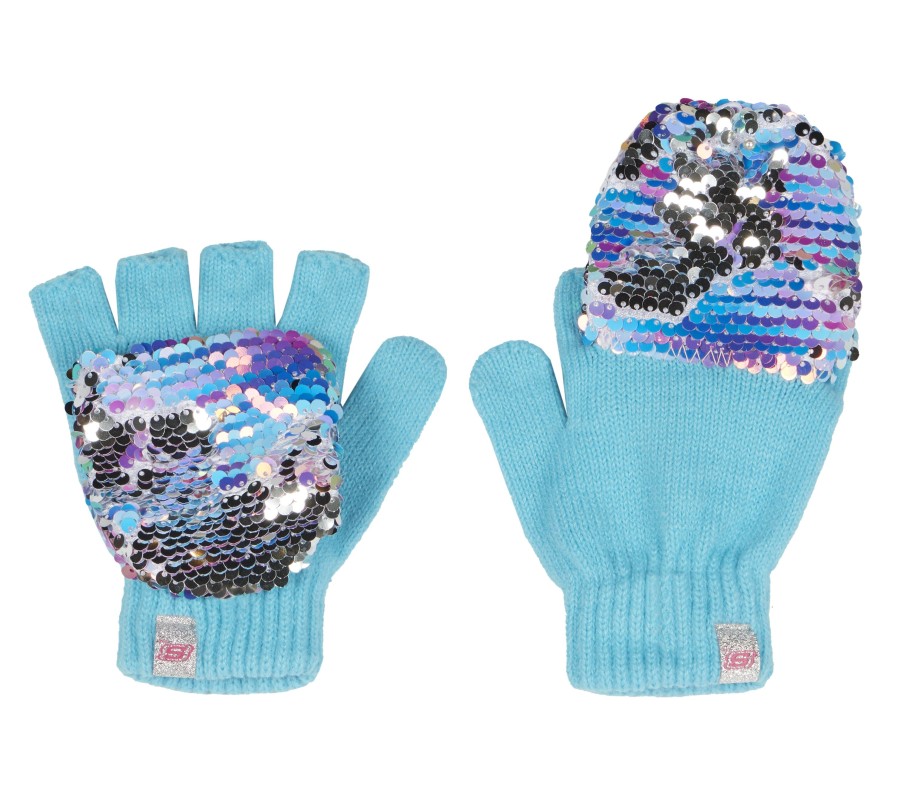 Bekleidung SKECHERS Winterbekleidung | Convertible Mermaid Sequin Gloves - 1 Pack