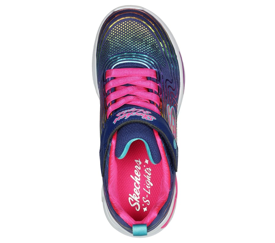 Kinder SKECHERS Slip-Ons | S Lights: Wavy Beams