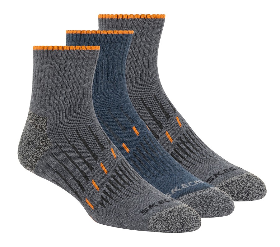 Bekleidung SKECHERS Accessoires | 3 Pack Work Quarter Socks