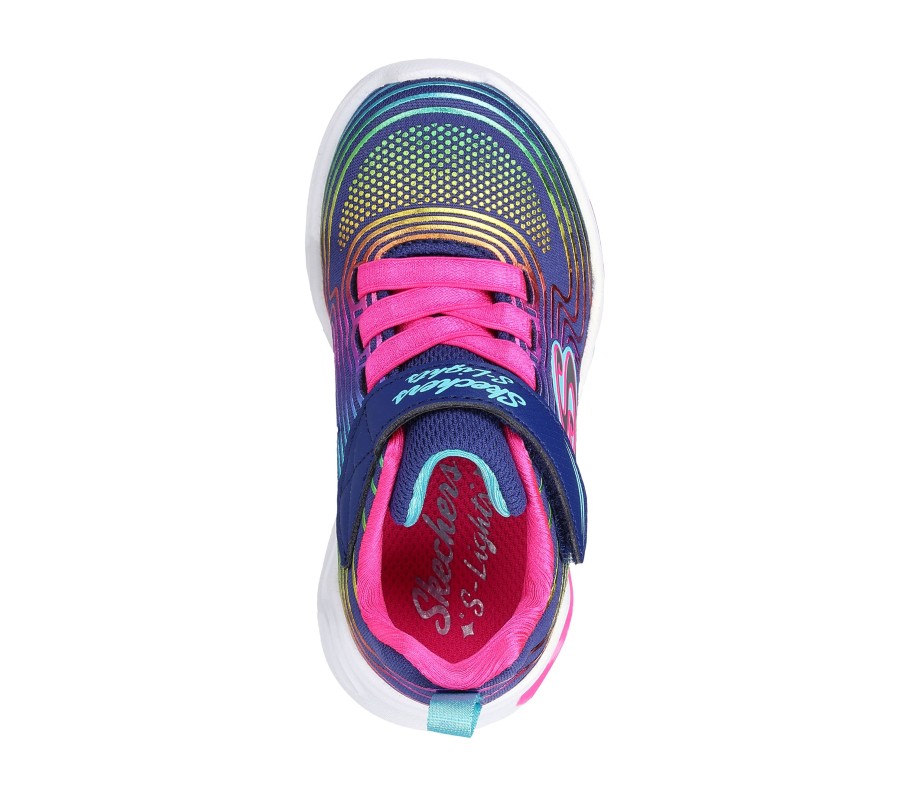 Kinder SKECHERS Slip-Ons | S Lights: Wavy Beams