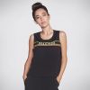 Damen SKECHERS Oberteile | Skechers Apparel Festive Mesh Tank Top