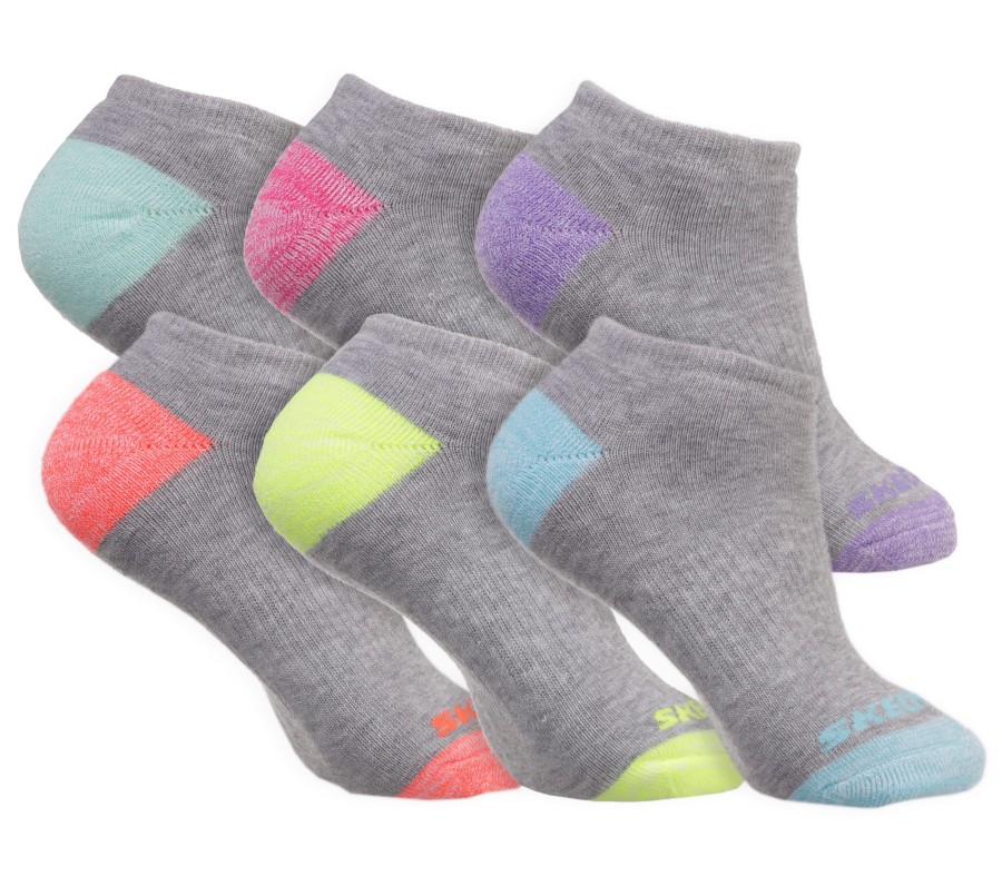 Damen SKECHERS Socken | 6 Pack Low Cut Walking Socks