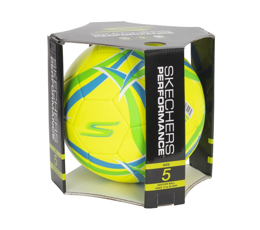 Bekleidung SKECHERS Zubehor | Hex Multi Wide Stripe Size 5 Soccer Ball