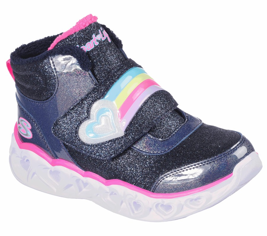 Kinder SKECHERS Stiefel | S-Lights: Heart Lights - Brilliant Rainbow