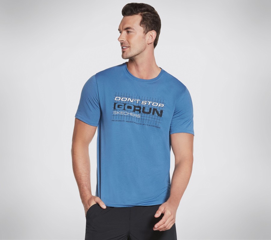 Herren SKECHERS Oberteile | Skechers Apparel Don'T Stop Go Run Tee