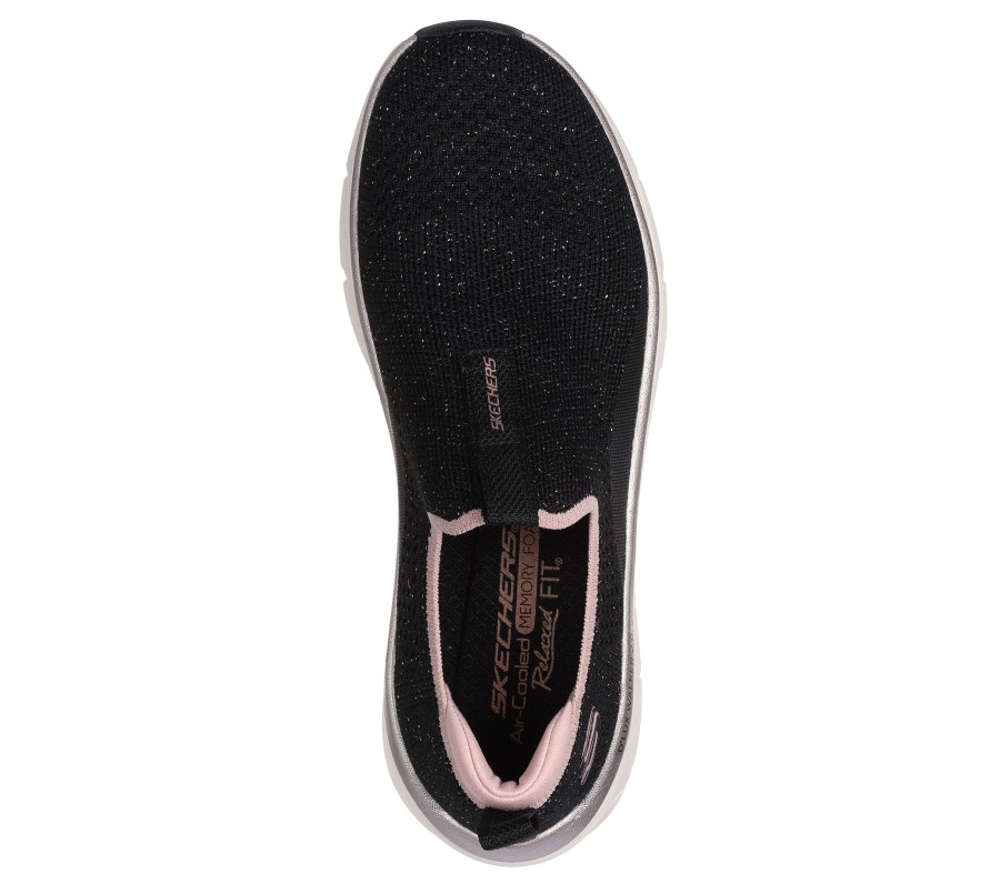 Damen SKECHERS Slip-Ons | Relaxed Fit: D'Lux Walker 2.0 - Sparkle Forever