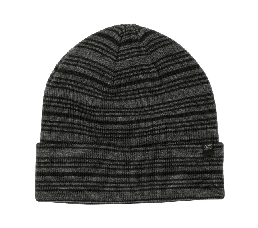 Bekleidung SKECHERS Winterbekleidung | Thin Stripe Rib Knit Beanie