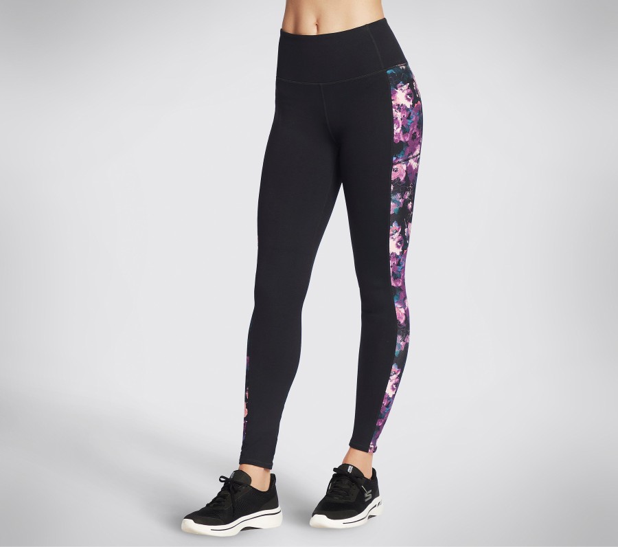 Damen SKECHERS Hosen | The Gowalk Linear Floral Fl Hw Legging