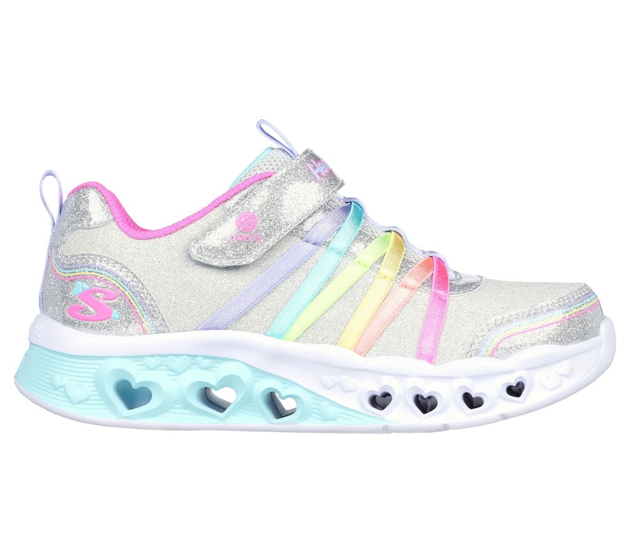 Kinder SKECHERS Sneaker Casual | Flutter Heart Lights - Rainbow Bestie