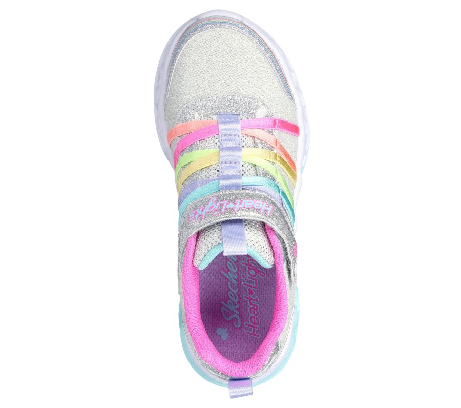 Kinder SKECHERS Sneaker Casual | Flutter Heart Lights - Rainbow Bestie