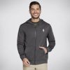 Herren SKECHERS Oberteile | Skech-Knits Ultra Go Full Zip Hoodie