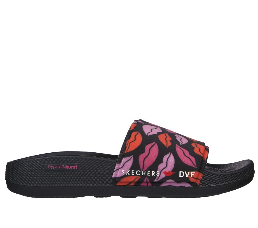 Damen SKECHERS Sandalen | Dvf: Hyper Slide - Sky Gloss