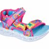 Kinder SKECHERS Light Up | S Lights: Heart Lights Sandal - Color Groove