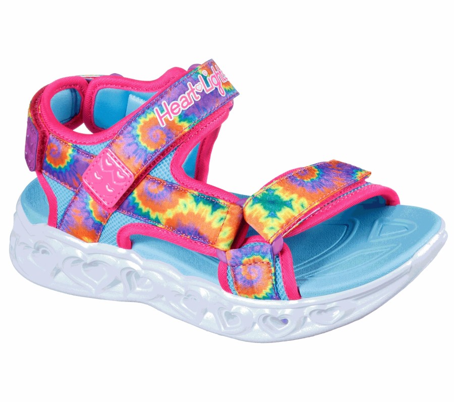 Kinder SKECHERS Light Up | S Lights: Heart Lights Sandal - Color Groove