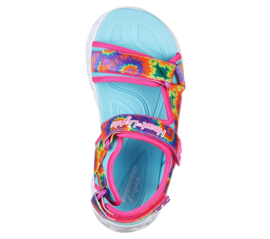 Kinder SKECHERS Light Up | S Lights: Heart Lights Sandal - Color Groove