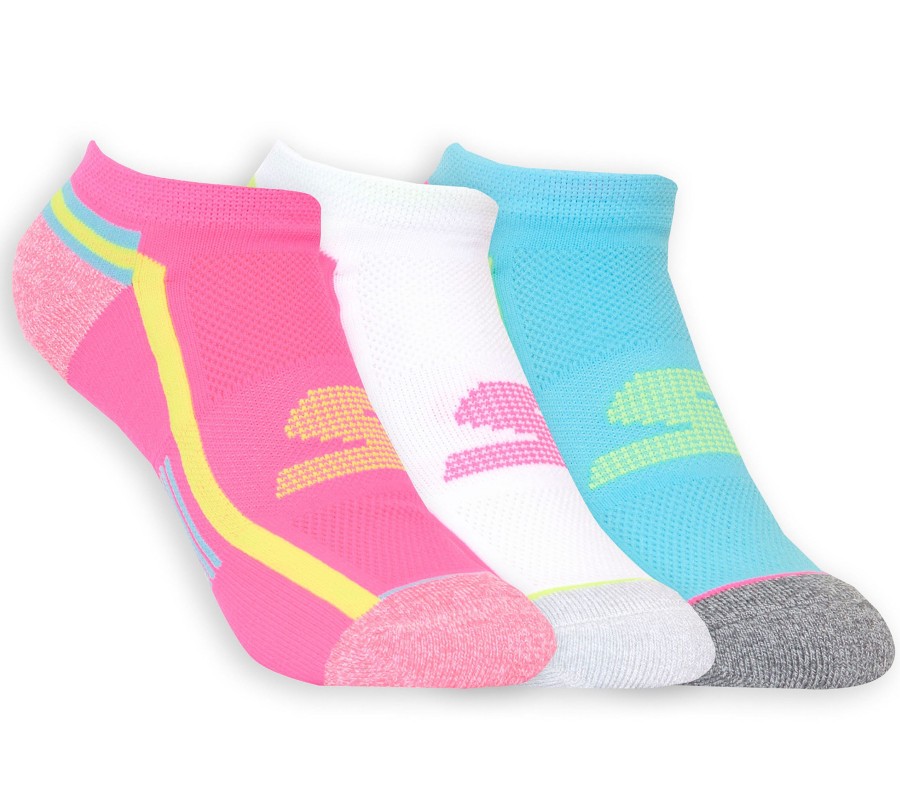 Bekleidung SKECHERS Accessoires | 3 Pack Extended Terry Ankle Sport Socks