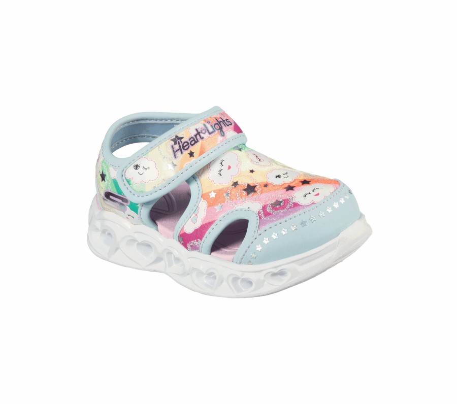 Kinder SKECHERS Sandalen | Heart Lights Sandal - Cutie Clouds