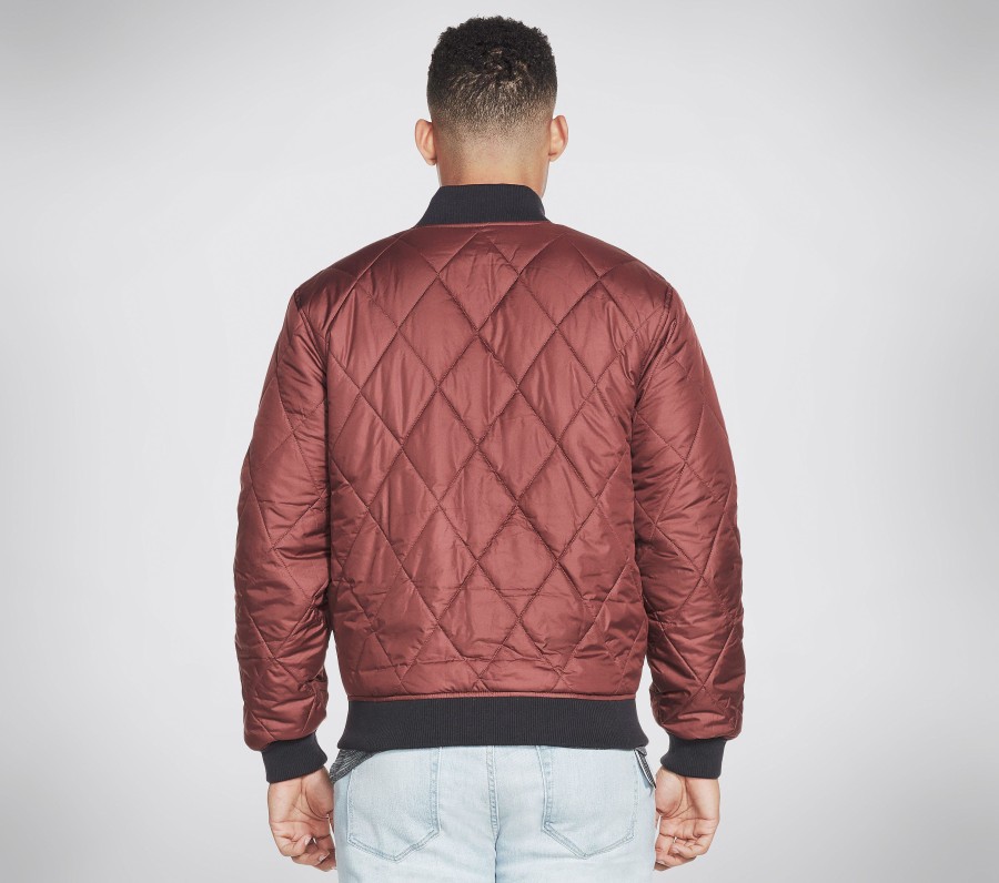 Herren SKECHERS Oberteile | Skechers Apparel Apex Quilted Jacket