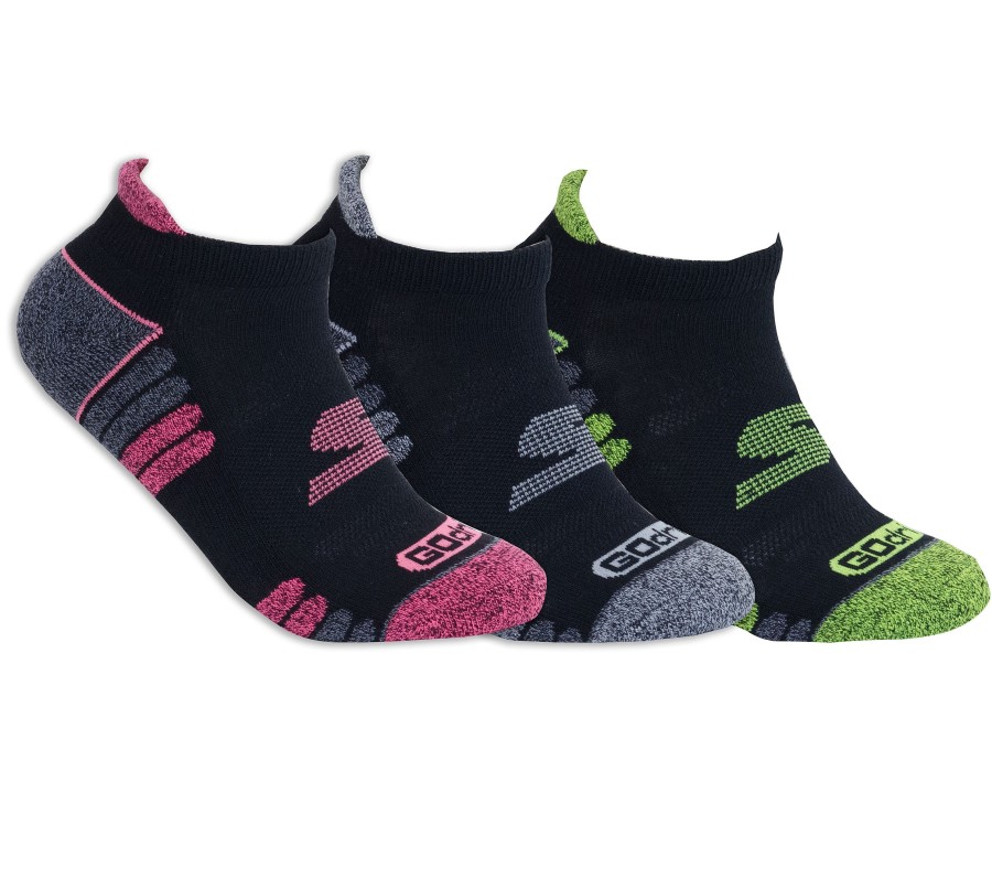 Bekleidung SKECHERS Accessoires | 3 Pack Godri Heathered Performance Socks