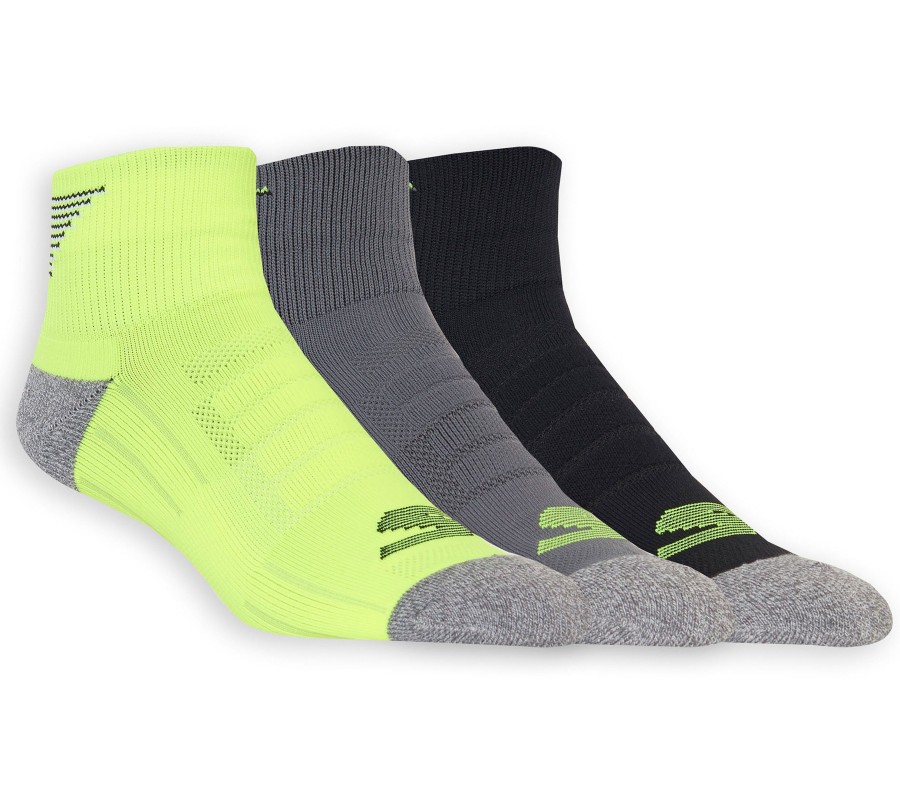 Bekleidung SKECHERS Accessoires | 3 Pack Quarter Crew Athletic Socks