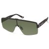 Bekleidung SKECHERS Sonnenbrillen | Metal Semi-Rimless Shield Sunglasses