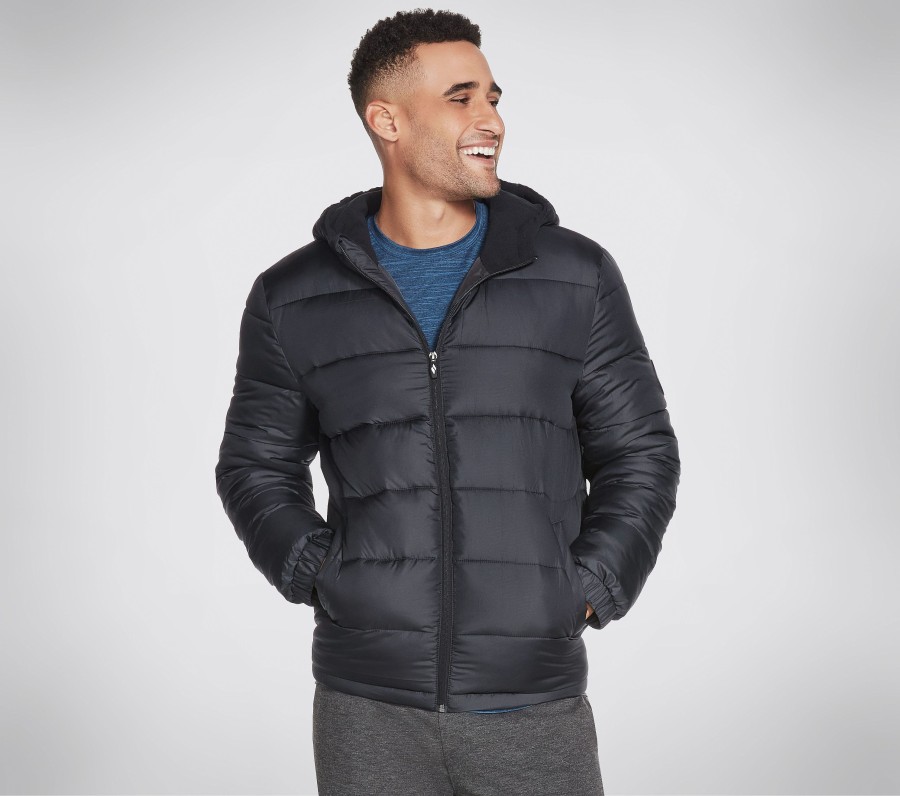 Herren SKECHERS Oberteile | Go Walk Parkway Hooded Puffer