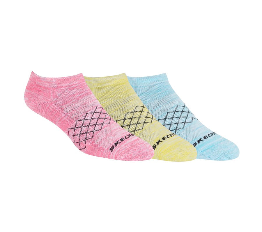 Damen SKECHERS Socken | 3 Pack Low Cut Heel Tab Socks